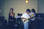 Cantando na noite de Florianópolis - SC (dezembro de 1997)
