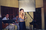 Lia Cordoni acompanhada por Celsinho Pacheco e Marquinhos Santos - Bar Valentino (Londrina-PR início de 1999)