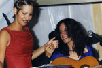 Lia Cordoni e Neuza Pinheiro no Projeto Viva Elis -do Bar Valentino - Show Veloz como a própria Voz - janeiro 2000