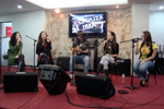 Gravação do Programa 'Papo de Músico' da rádio USP FM com Kléber Albuquerque e as cantoras do 'Projeto Vazante' - Elaine Guimarães,Daniella Alcarpe e Stella Rocha (julho 2010)